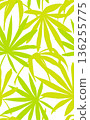 Vivid color tropical seamless pattern 136255775