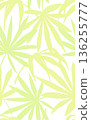 Bright tropical plant silhouettes seamless pattern 136255777