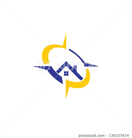House with Compass Logo for Real Estate Property Direction or Construction Business Vector House with Compass Logo for Real Estate Property Direction or Construction Business Vector 136255914