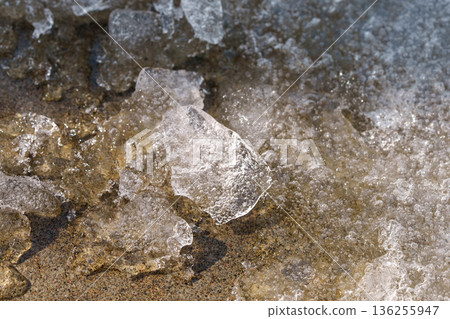 Melted ice Melted ice 136255947