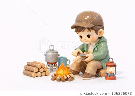 享受獨自露營 | 營火與戶外活動 136256078