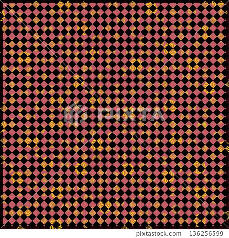 Harlequin check wallpaper illustration Harlequin check wallpaper illustration 136256599