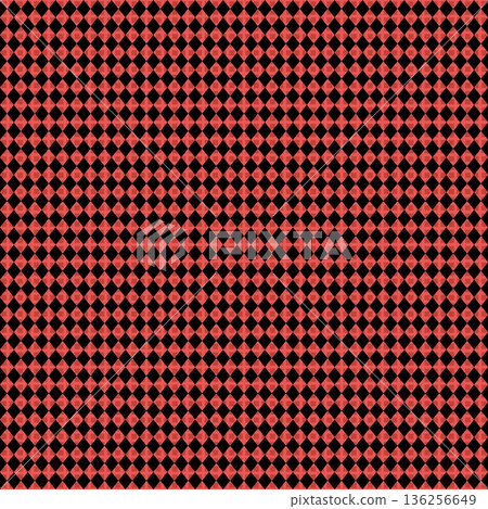 Harlequin check wallpaper illustration 136256649