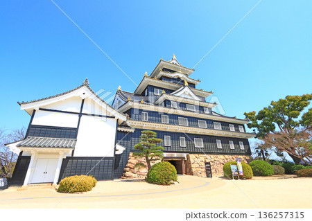 Scenery of Okayama Castle, Okayama City, Okayama Prefecture Scenery of Okayama Castle, Okayama City, Okayama Prefecture 136257315