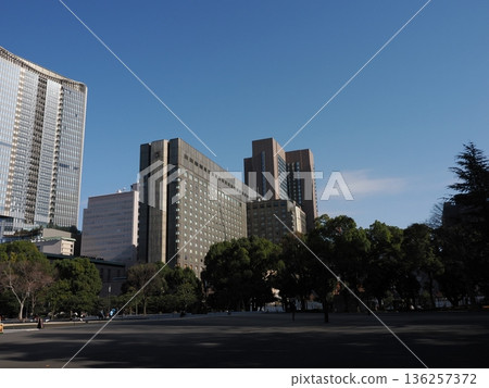 Hibiya park and building group Hibiya park and building group 136257372