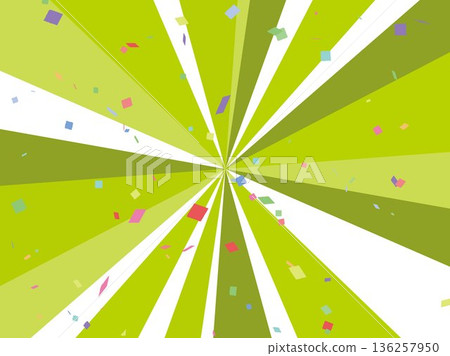 Concentrated lines, confetti, yellow, radial, Concentrated lines, confetti, yellow, radial, 136257950