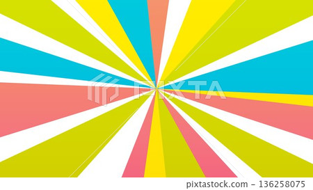Concentrated lines, confetti, yellow, radial, background, illustration Concentrated lines, confetti, yellow, radial, background, illustration 136258075