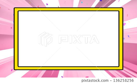 集中的線條、五彩紙屑、黃色、輻射、放射狀、背景、插圖、輻射、金色 136258256