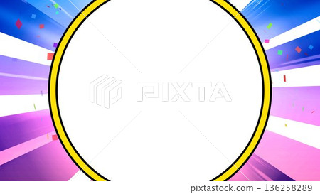 Concentrated lines, confetti, yellow, radiation, radial, background, illustration, radiation, gold, gold 136258289