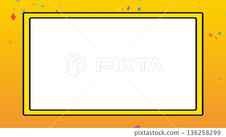 Concentrated lines, confetti, yellow, radiation, radial, background, illustration, radiation, gold, gold 136258299