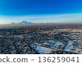A Yerevan city with a Ararat mountain in the background 136259041