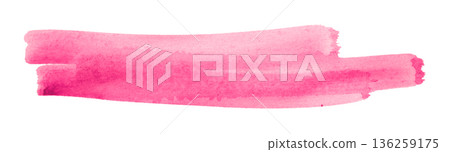 purple watercolor background. Artistic hand paint. Isolated on transparent background. 136259175