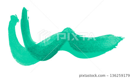 green watercolor background. Artistic hand paint. Isolated on transparent background. green watercolor background. Artistic hand paint. Isolated on transparent background. 136259179