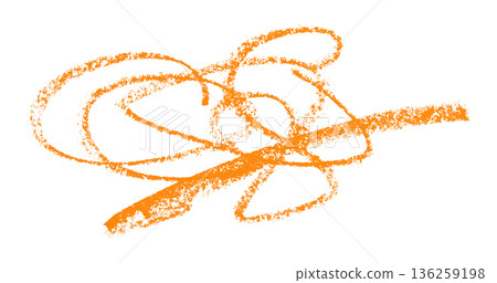 orange pencil strokes isolated on transparent background orange pencil strokes isolated on transparent background 136259198