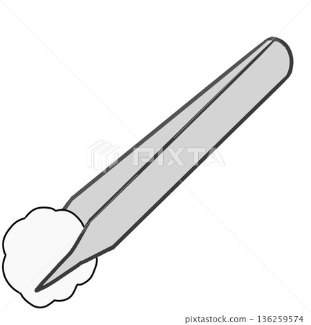 Cotton balls and tweezers 136259574