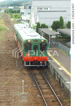 摩卡鐵道沿途風光：益子站（鐵路巴士柴油車） 136261467