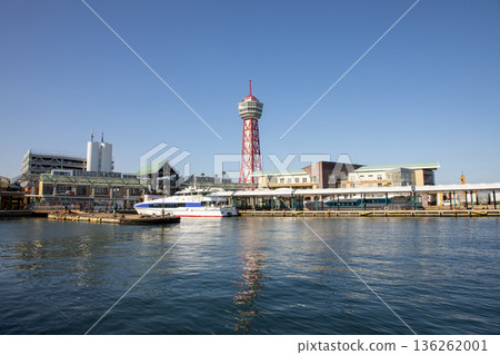 Bayside Place Hakata and Hakata Port Tower at Hakata Port 136262001