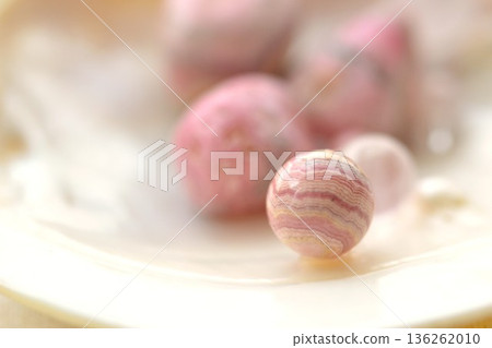 Inca rose round beads Inca rose round beads 136262010