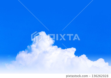 White clouds in blue sky White clouds in blue sky 136262028