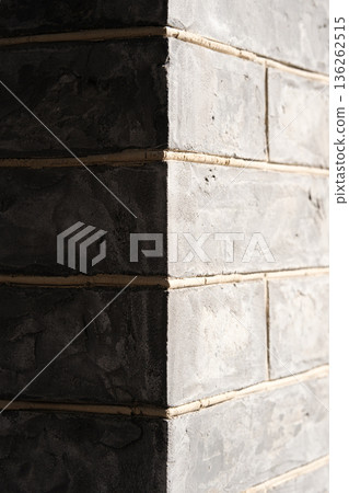 抽象建築結構和表面紋理背景材料 136262515