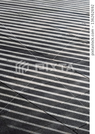 Abstract architectural structure and surface texture background material 136262692