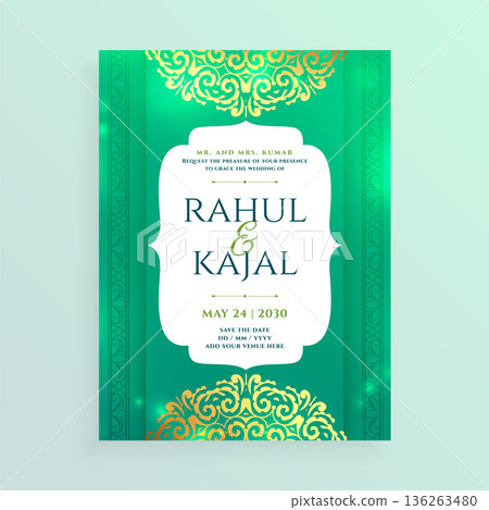 shadi mubarak a indian wedding card flyer for your special event shadi mubarak a indian wedding card flyer for your special event 136263480