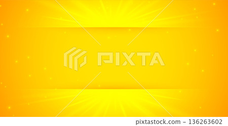 abstract glowing burst rays banner with blank space 136263602