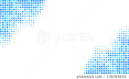 abstract pixelated square grid banner with text space abstract pixelated square grid banner with text space 136263639