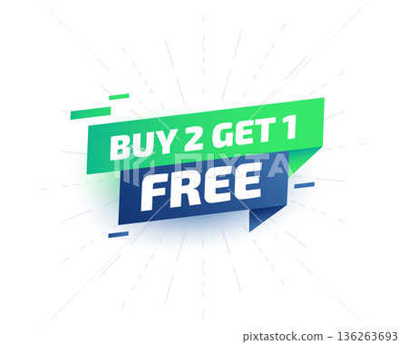 buy 2 get 1 free sale tag background for business marketing buy 2 get 1 free sale tag background for business marketing 136263693