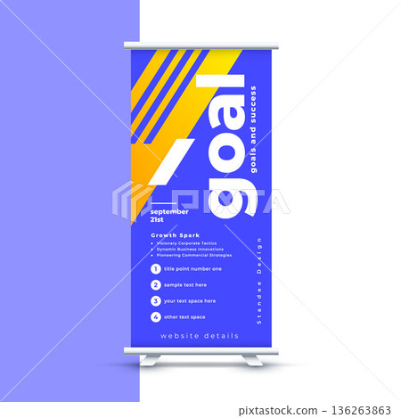 modern rollup standee cover template for corporate seminar modern rollup standee cover template for corporate seminar 136263863