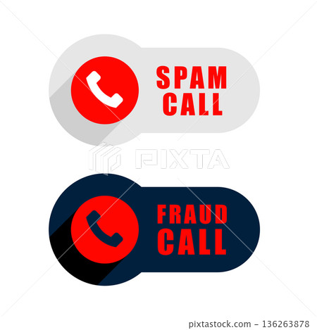 unknown scam fraud call alert background unknown scam fraud call alert background 136263878