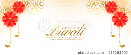 premium happy diwali greeting wallpaper for social media post 136263902
