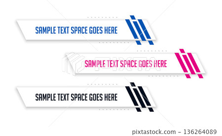 collection of lower third headline banner for business presentation collection of lower third headline banner for business presentation 136264089