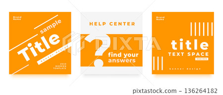 set of trendy social media backdrop for communication or tips 136264182