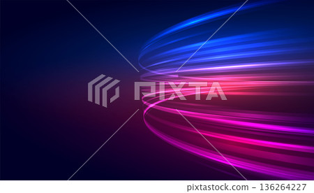 beautiful light trails with long exposure techniques 136264227