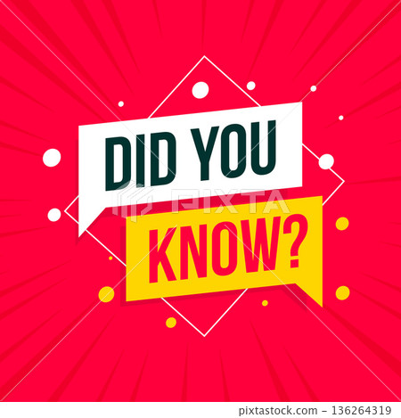 modern did you know quote background design modern did you know quote background design 136264319
