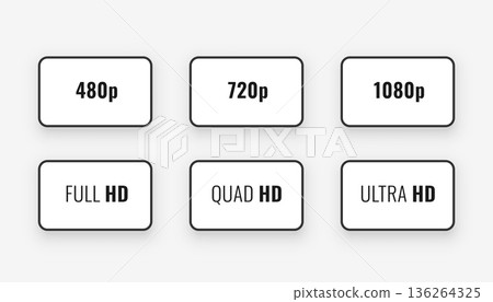 pack of screen resolution dimension tag icon design pack of screen resolution dimension tag icon design 136264325