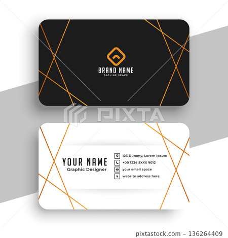 black and white corporate identity card template a office stationery black and white corporate identity card template a office stationery 136264409