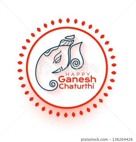 happy ganesh chaturthi wishes background celebrate indian festival happy ganesh chaturthi wishes background celebrate indian festival 136264426