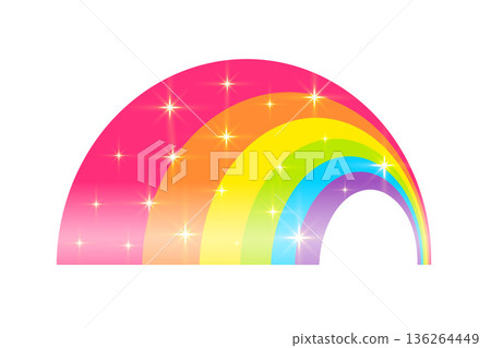 colorful dreamy rainbow spectrum background with sparkle effect colorful dreamy rainbow spectrum background with sparkle effect 136264449