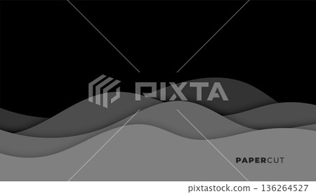 fluid style modern papercut layered cutout wallpaper design fluid style modern papercut layered cutout wallpaper design 136264527