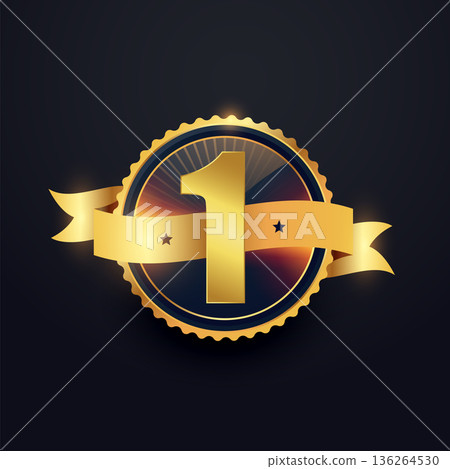 decorative number one badge sign a reward of champions decorative number one badge sign a reward of champions 136264530