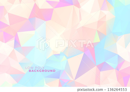abstract style low poly pattern pastel background with diamond shape design abstract style low poly pattern pastel background with diamond shape design 136264553