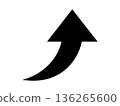 上升的箭頭圖標 136265600