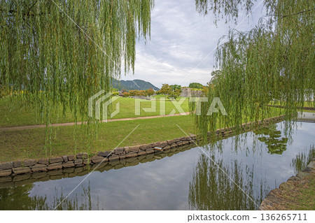 Scenery of the Ninomaru Garden at Ako Castle 136265711