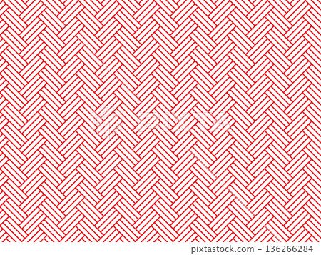 Red cypress fence pattern background 136266284
