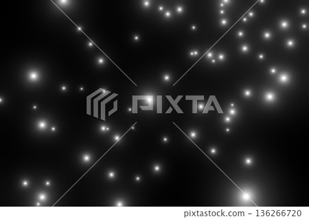 黑色背景上漂浮著許多白色顆粒 黑色背景上漂浮著許多白色顆粒 136266720