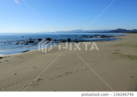 beautiful coastal scenery 136266746