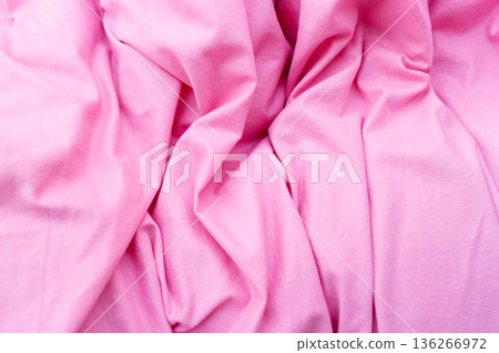 Detailed closeup of pink quilt bedding Detailed closeup of pink quilt bedding 136266972