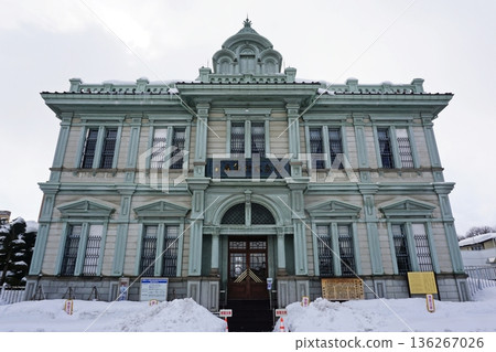 Snow-covered former 59th Bank Head Office Building, Aomori Bank Memorial Hall Snow-covered former 59th Bank Head Office Building, Aomori Bank Memorial Hall 136267026